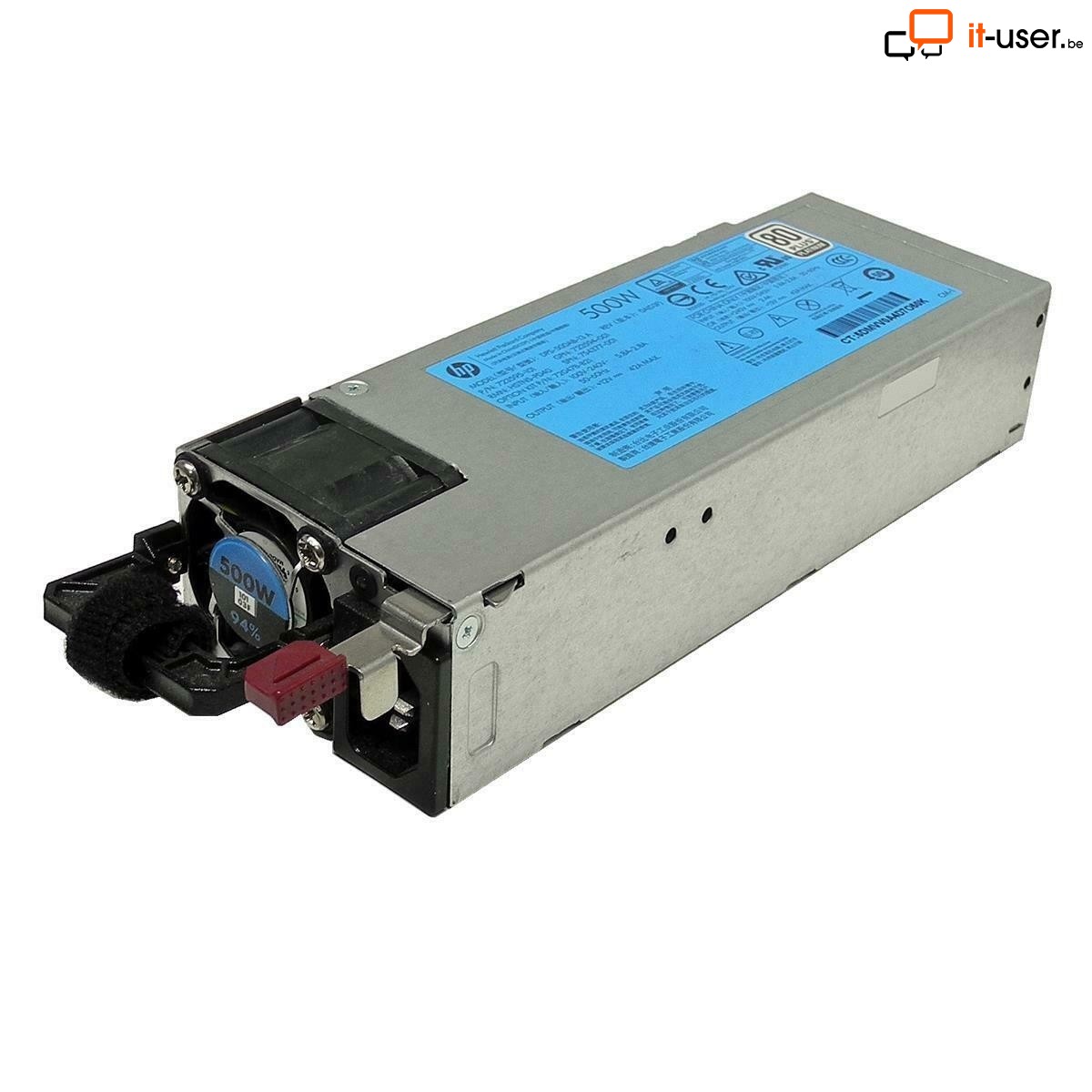 Power supply HP 500W for Gen9, Gen10